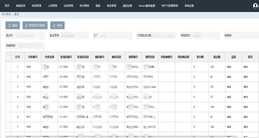 仓库业务中的在库流程是怎样的？有哪些对应的WMS功能